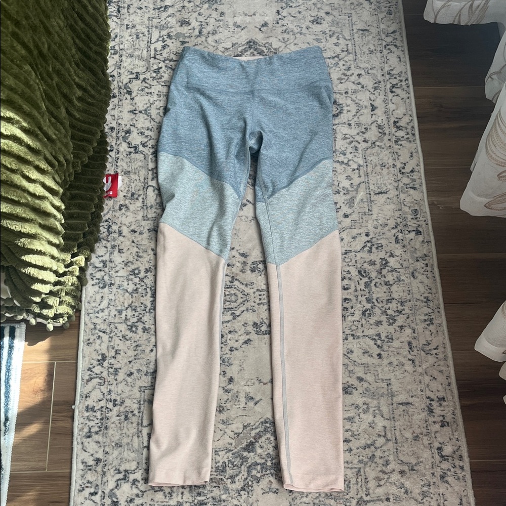Outdoor Voices Colorblock high waisted full length Leggings